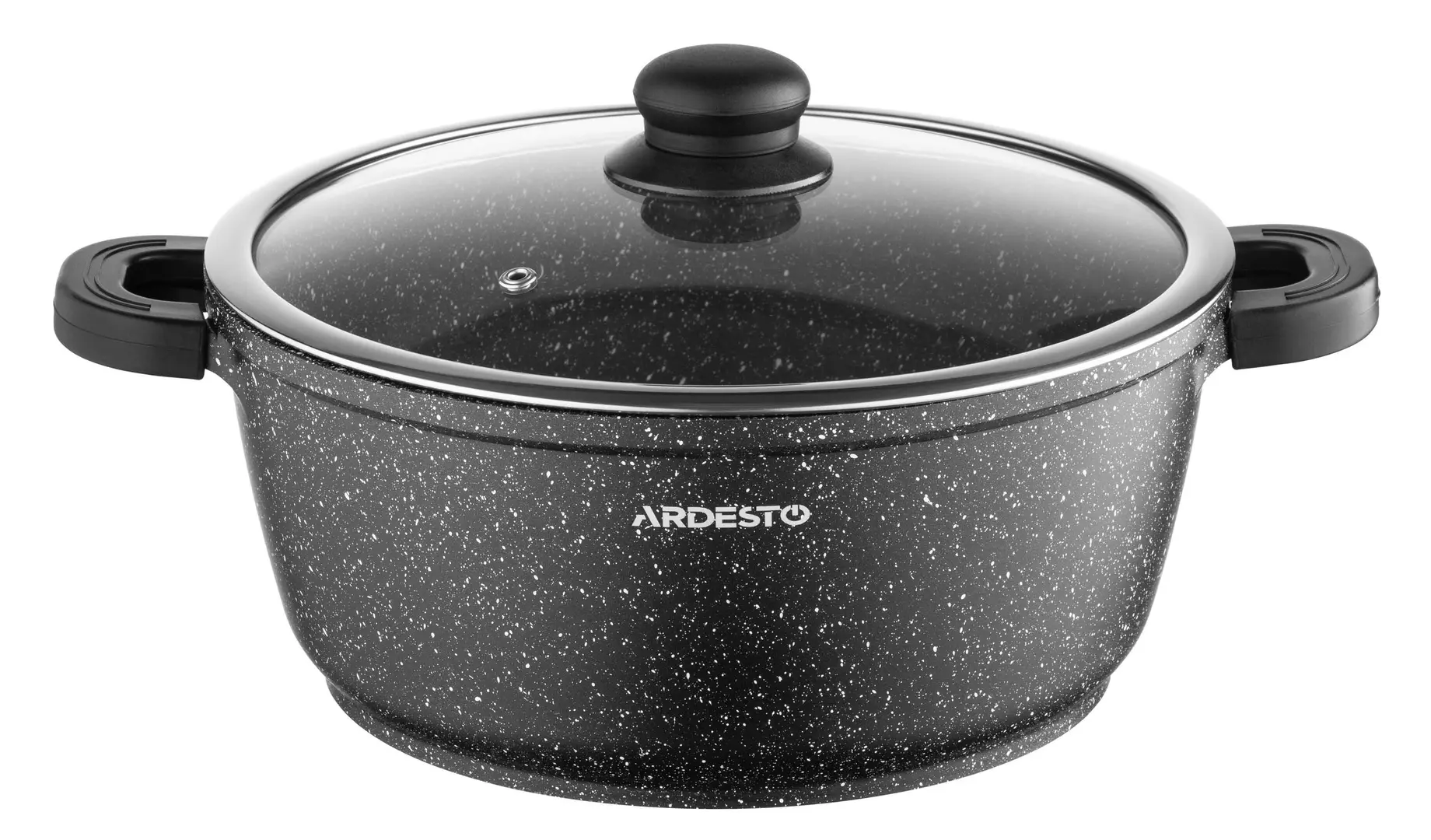 Кастрюля с крышкой Ardesto Gemini Anzio AR2454GE (Black)