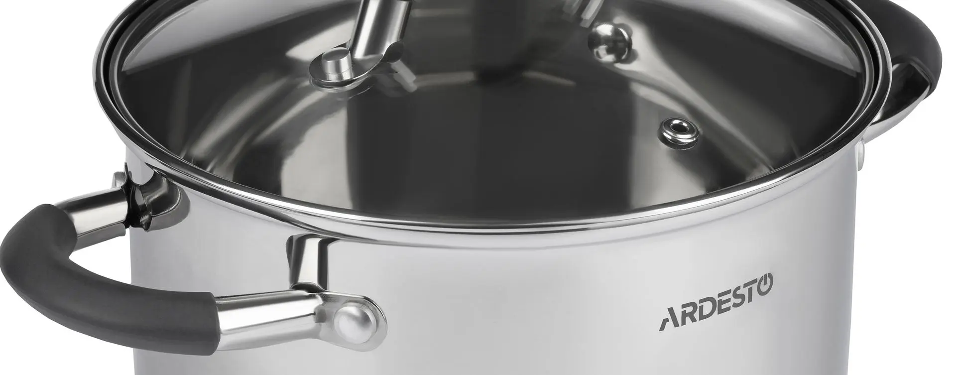 Кастрюля с крышкой Ardesto Gemini Salerno AR1912CS 1.2L (Inox)