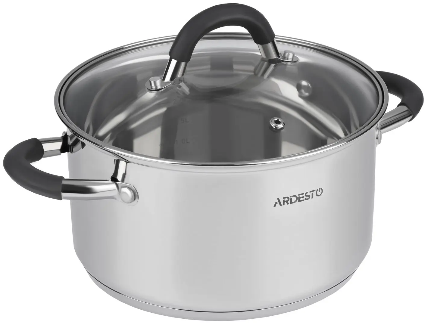 Кастрюля с крышкой Ardesto Gemini Salerno AR1936CS 3.6L (Inox)