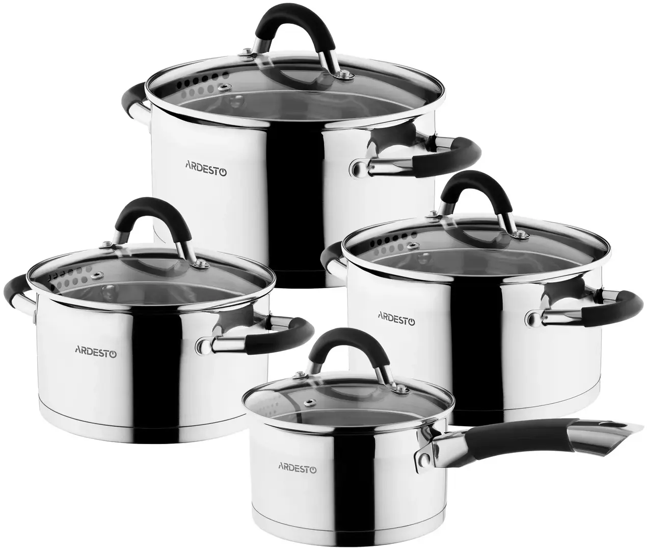 Set de cratite Ardesto Gemini AR1908GGS (Inox)