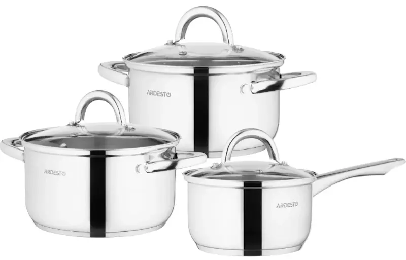Set de cratite Ardesto Gemini Gourmet Andria AR1906GPS (Inox)