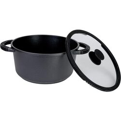 Кастрюля с крышкой Axentia 133149 (Black) Thumb