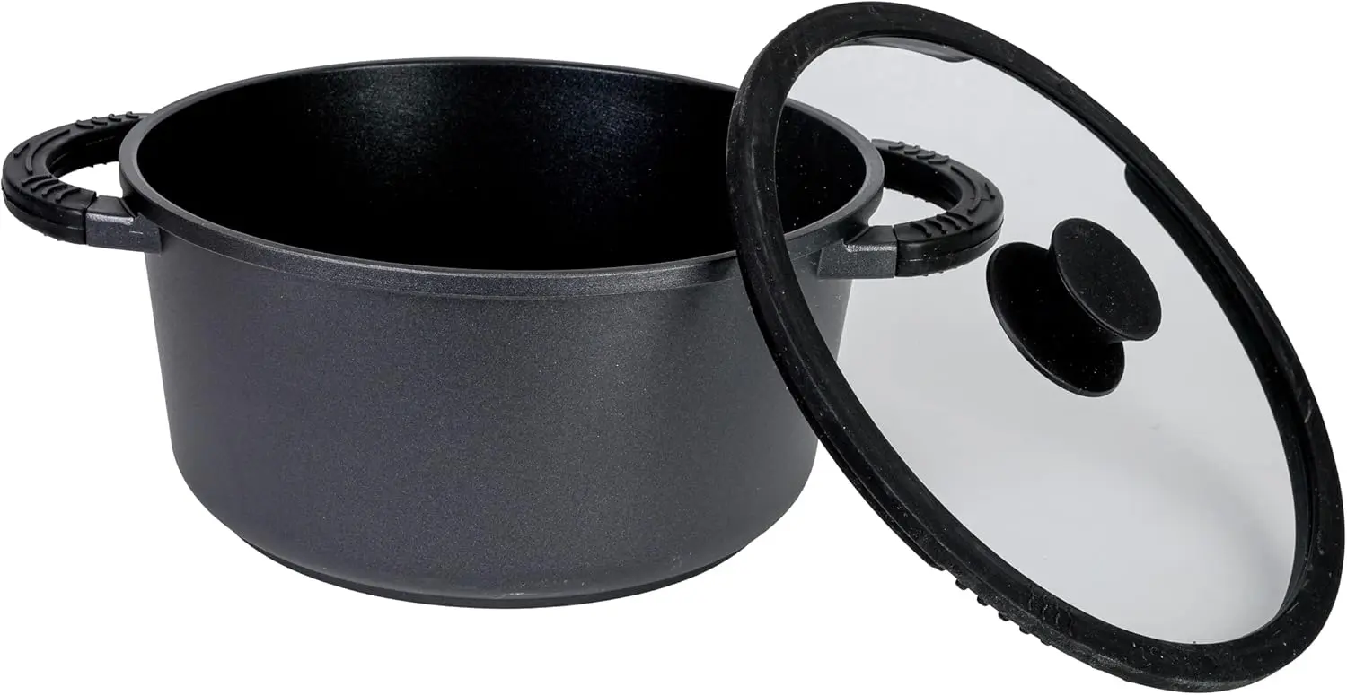 Кастрюля с крышкой Axentia 133149 (Black)