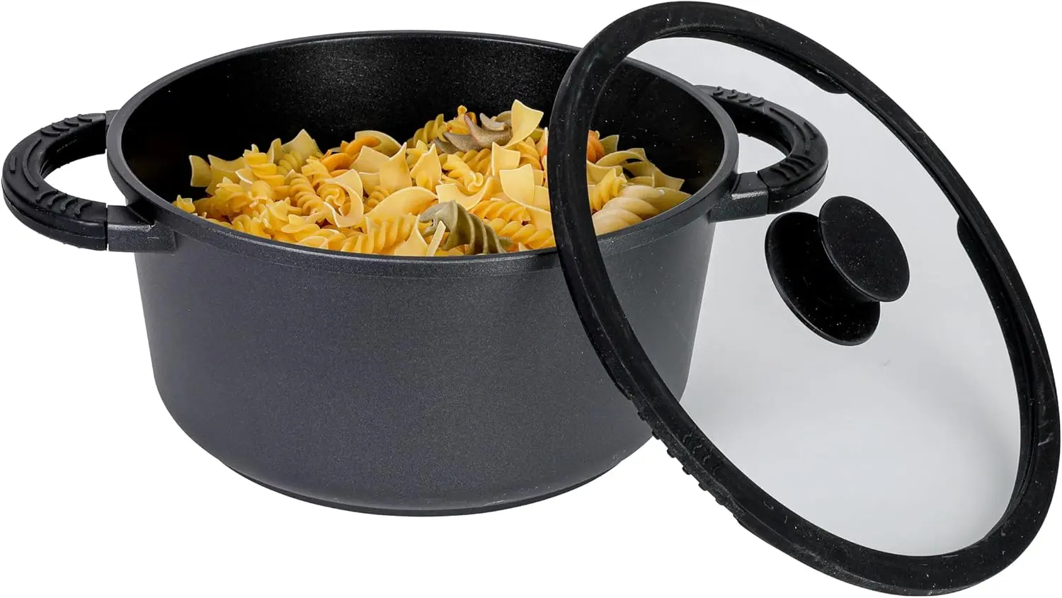 Кастрюля с крышкой Axentia 133149 (Black)