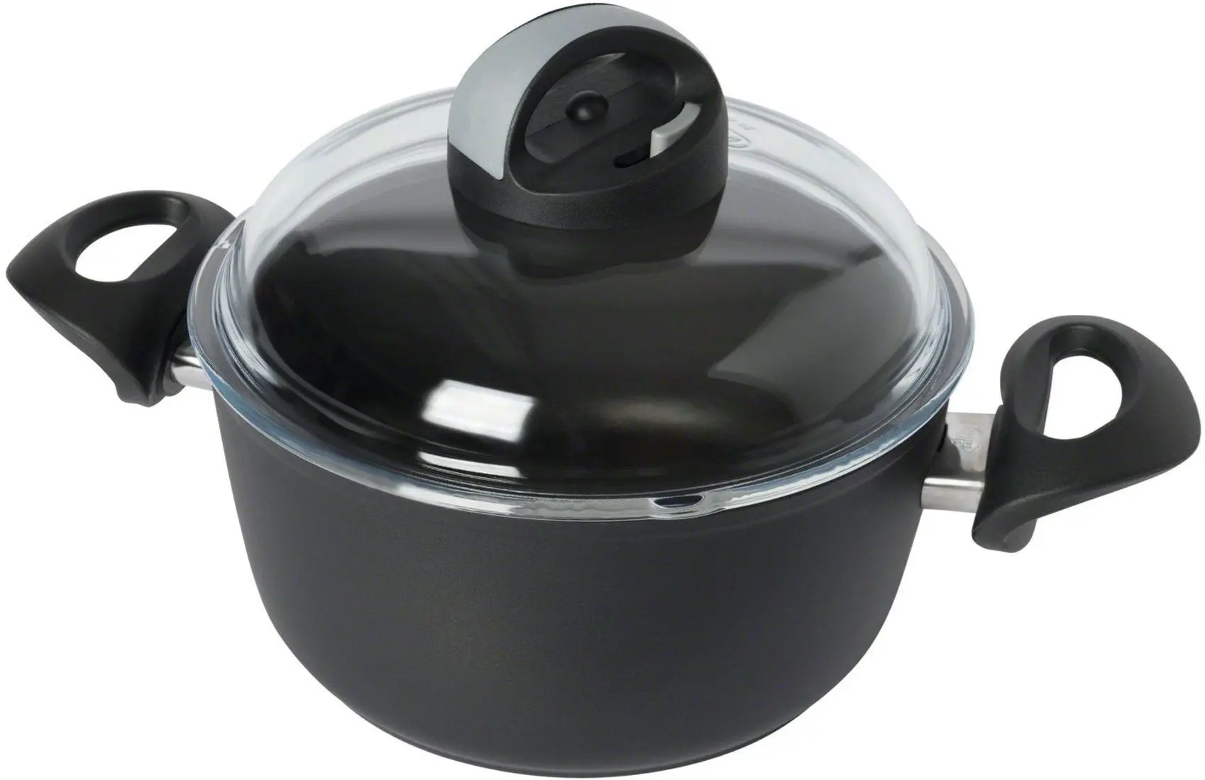 Кастрюля с крышкой Ballarini Rialto 28cm (Black)