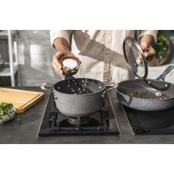 Кастрюля с крышкой Ballarini Salina 2.85L (Grey) Thumb