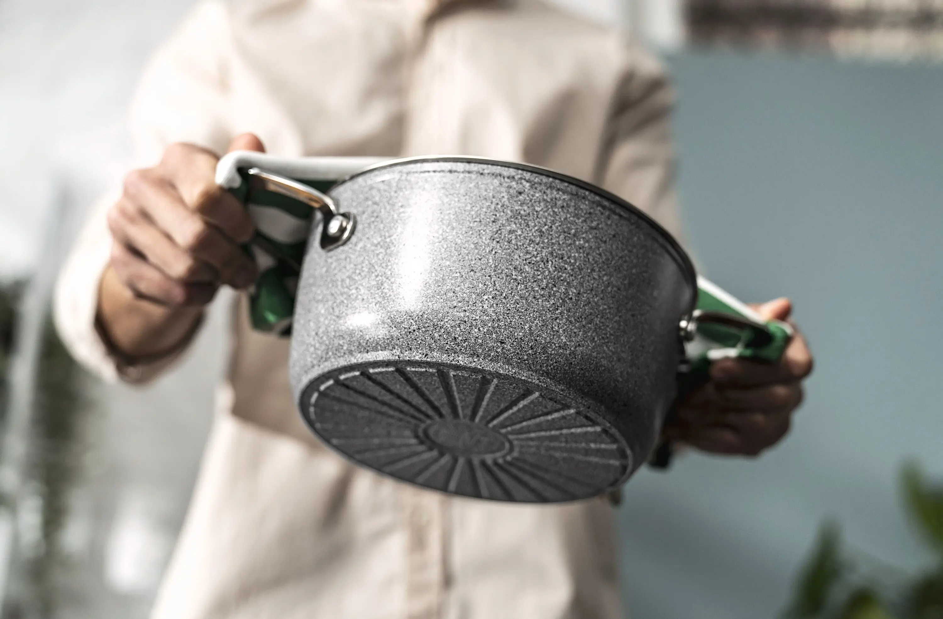 Кастрюля с крышкой Ballarini Salina 2.85L (Grey)