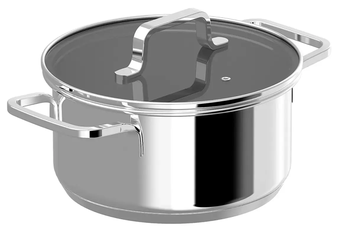 Oala cu capac Berghoff DiNA Helix 1315078 (Inox)