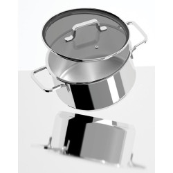 Кастрюля с крышкой Berghoff DiNA Helix 1315079 (Inox) Thumb