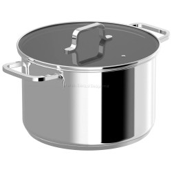 Oala cu capac Berghoff DiNA Helix 1315080 (Inox)