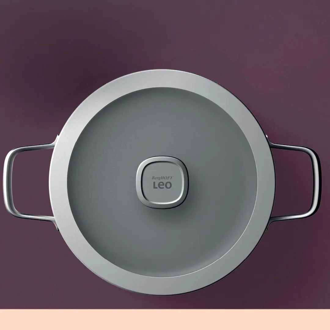 Cratita cu capac Berghoff Graphite Leo 3.1L (Black)