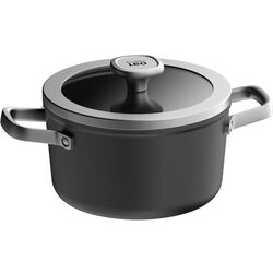 Cratita cu capac Berghoff Graphite Leo 3.1L (Black)