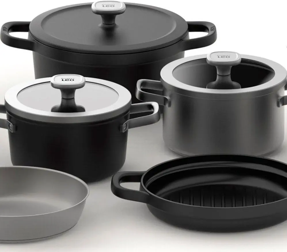 Кастрюля с крышкой Berghoff Graphite Leo 3.4L (Inox)