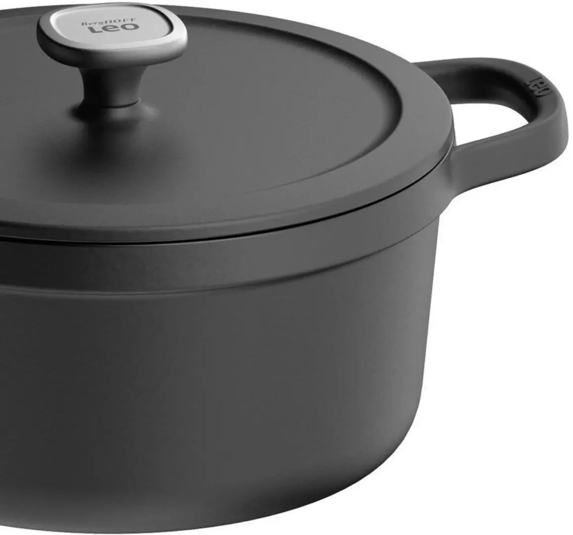 Кастрюля с крышкой Berghoff Graphite Leo 5.6L (Black)