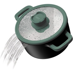 Кастрюля с крышкой Berghoff Leo Forest 3950378 (Black/Green) Thumb