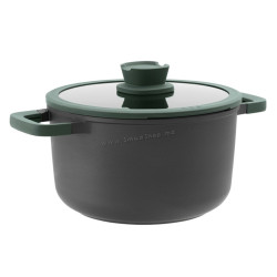 Oala cu capac Berghoff Leo Forest 3950378 (Black/Green)