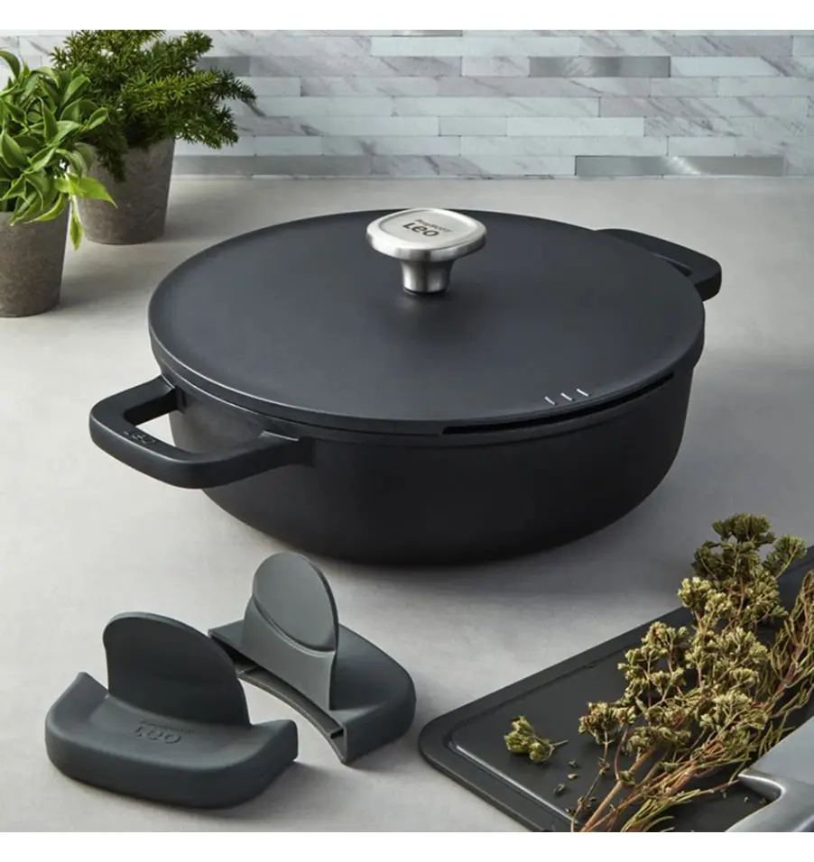 Кастрюля с крышкой Berghoff Leo Phantom 3950579 (Black)