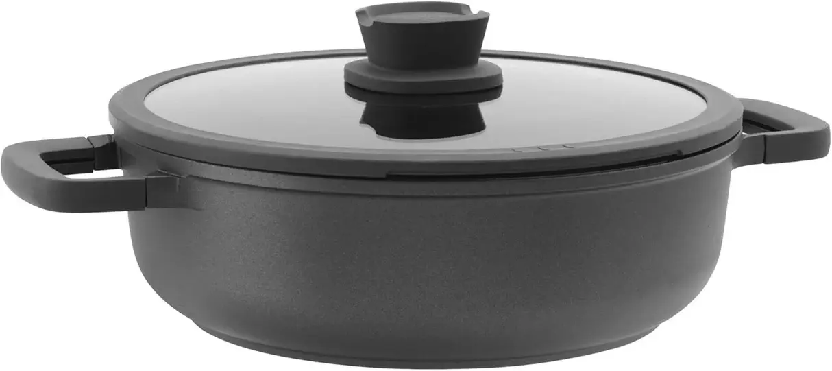 Oala cu capac Berghoff Leo Stone+ 3950595 (Black)