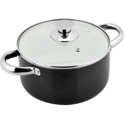 Кастрюля с крышкой CS-Kochsysteme 46026 (Black)