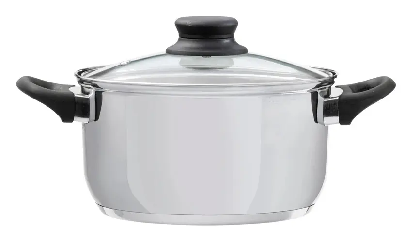 Oala cu capac Domotti Lima 2.5l (Silver)
