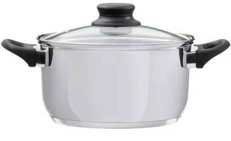 Oala cu capac Domotti Lima 3.6l (Silver)