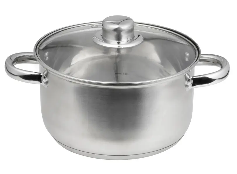 Oala cu capac Domotti Santo 2.1l (Silver)