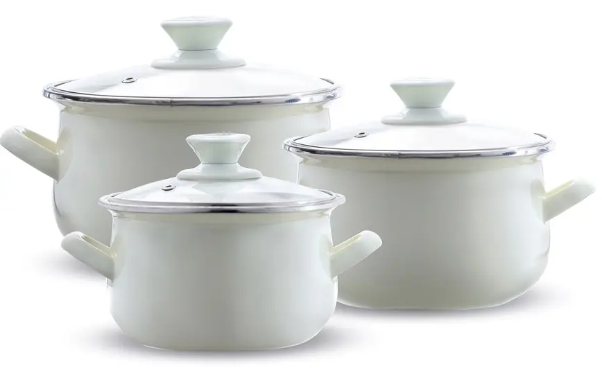 Set de cratite Emalia Olkusz 6 (White) - 3