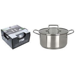 Oala cu capac Excellent Houseware 55421 (Inox) Thumb