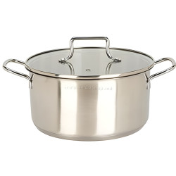 Oala cu capac Excellent Houseware 55422 (Gold Inox)