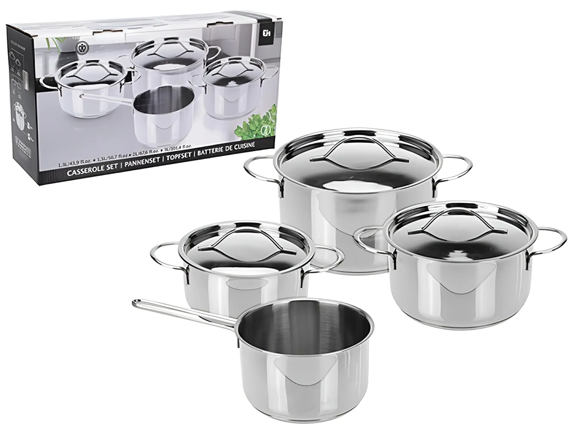 Набор кастрюль Excellent Houseware 55426 (Inox)