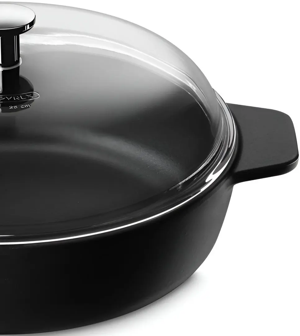 Кастрюля с крышкой Fissler Arcana Country D28 4.5L (Black)