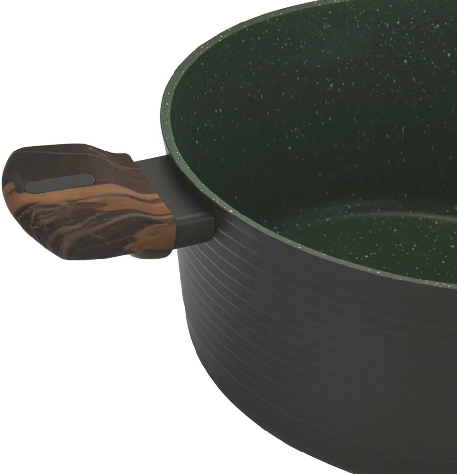 Oala cu capac Fissman 14592 (Black) - 5