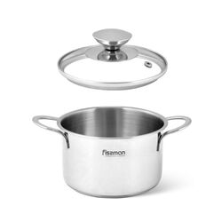 Кастрюля с крышкой Fissman Bambino 5272 (Inox) Thumb