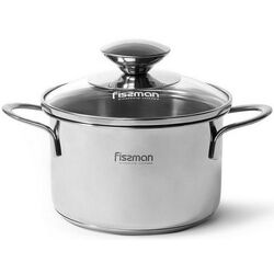 Oala cu capac Fissman Bambino 5272 (Inox)