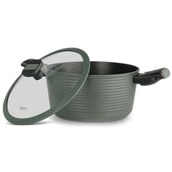 Кастрюля с крышкой Fissman Brilliant 14381 (Olive) Thumb