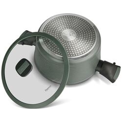 Кастрюля с крышкой Fissman Brilliant 14381 (Olive) Thumb