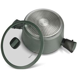 Кастрюля с крышкой Fissman Brilliant 14382 (Brown) Thumb