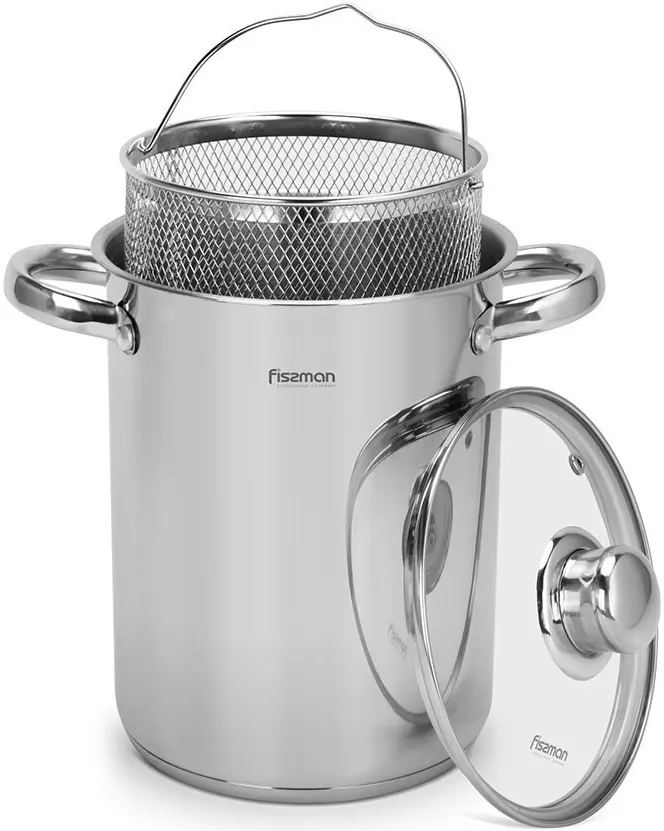 Кастрюля с крышкой Fissman Capellini 5369 3.5l (Inox)