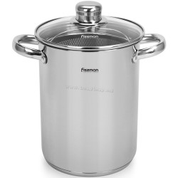 Cratita cu capac Fissman Capellini 5369 3.5l (Inox)