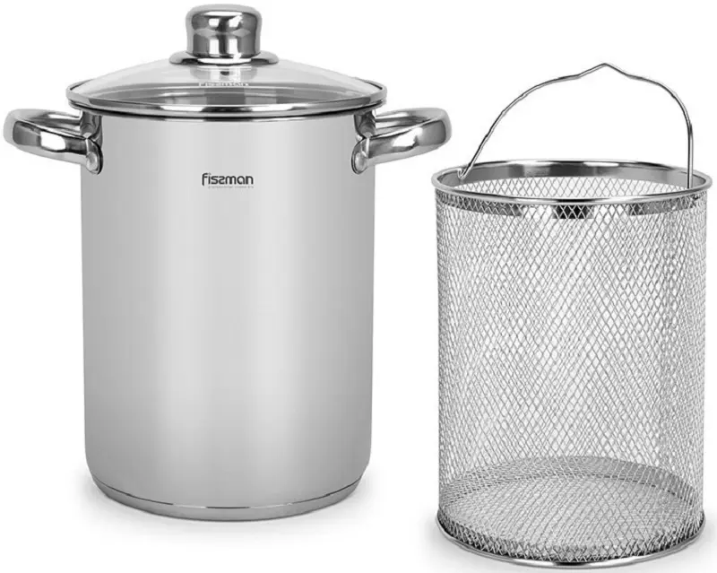 Кастрюля с крышкой Fissman Capellini 5369 3.5l (Inox)