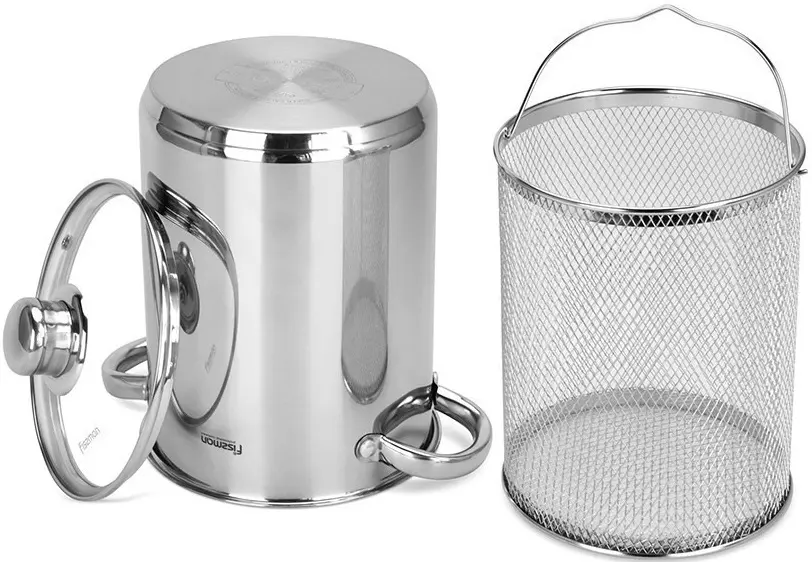 Кастрюля с крышкой Fissman Capellini 5369 3.5l (Inox)
