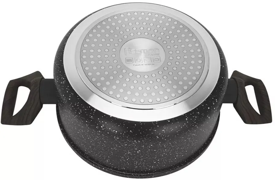 Oala cu capac Fissman Carrie 14482 2.87l (Black) - 2