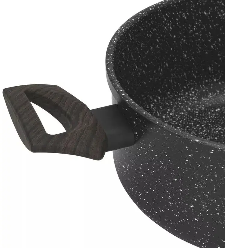 Oala cu capac Fissman Carrie 14482 2.87l (Black) - 3