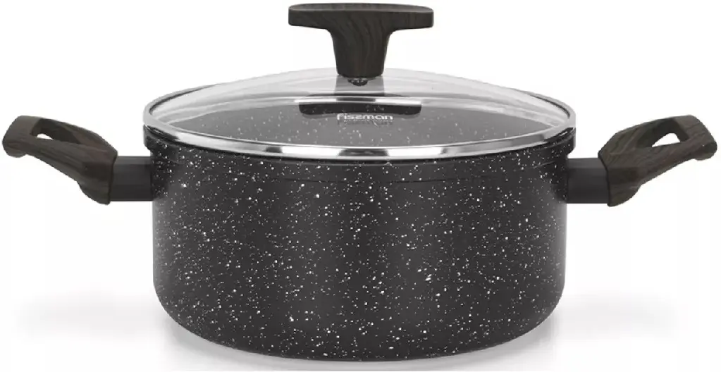 Oala cu capac Fissman Carrie 14482 2.87l (Black)