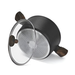 Oala cu capac Fissman Cuisine 14593 4.6l (Black) Thumb