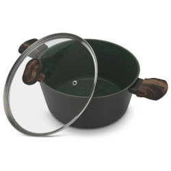 Oala cu capac Fissman Cuisine 14594 (Black) Thumb