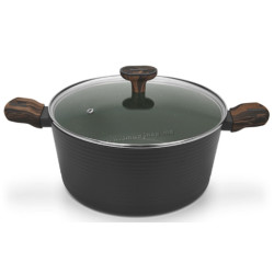 Oala cu capac Fissman Cuisine 14594 (Black)