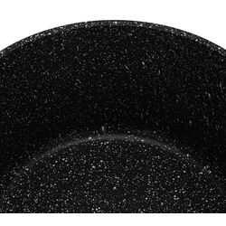 Кастрюля с крышкой Fissman Diamond 14304 (Black) Thumb