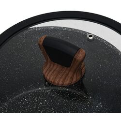 Кастрюля с крышкой Fissman Diamond 14304 (Black) Thumb