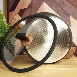 Кастрюля с крышкой Fissman Diamond 4304 (Black) Thumb